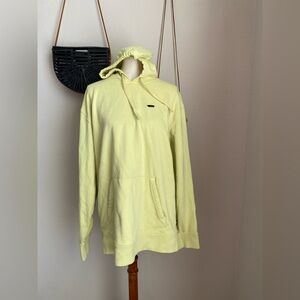 VANS Neon Green Hoodie Sweater, Size XL